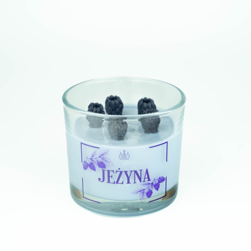 Świeca Jeżyna – ręcznie robiona świeca sojowa formowana jak owoc jeżyny