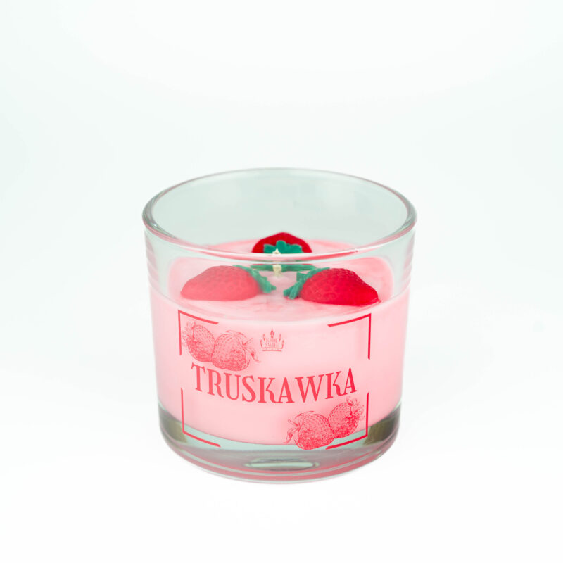 Świeca zapachowa Truskawka – słodki, soczysty zapach dla koneserów owoców