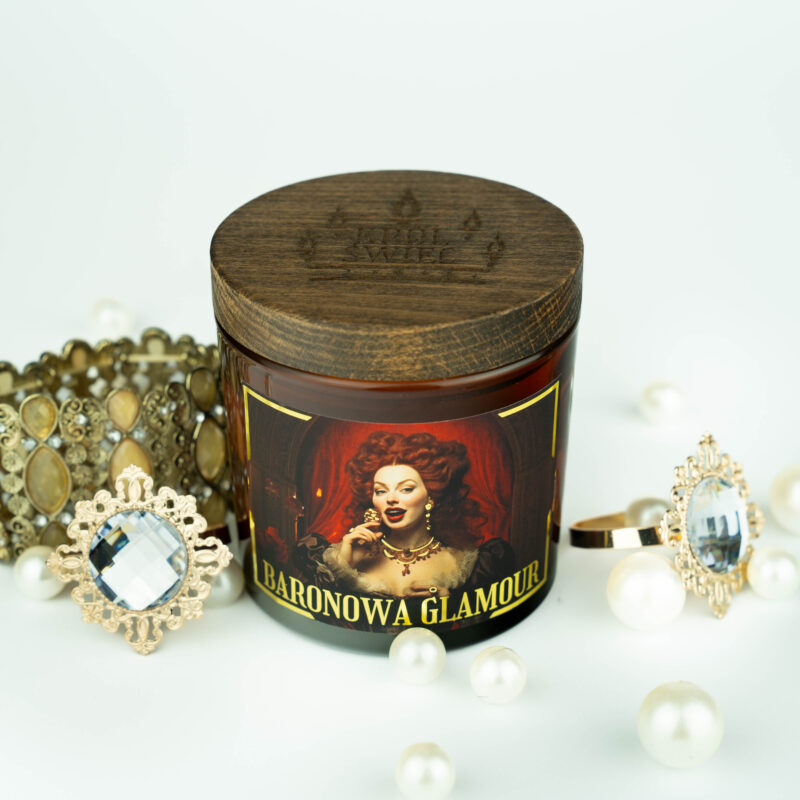 Świeca sojowa Baronowa Glamour – luksusowa świeca inspirowana M. Micallef Glamour, Król Świec
